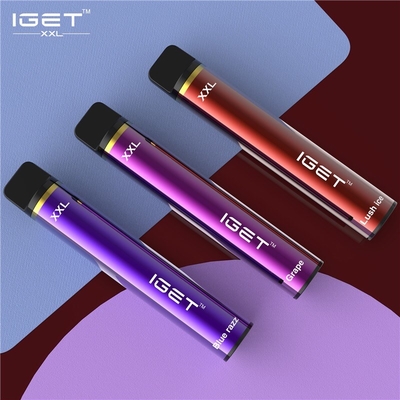Baccello portatile Vape, penna di fumo del soffio autentico di Iget 1800 del vaporizzatore di 7ml XXL