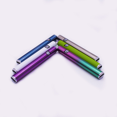 Batteria ricaricabile di Cig dei carretti 350mAh E di Cbd, 510 tubi di fumo del metallo
