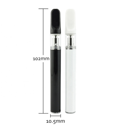 Cartuccia rotonda della sigaretta di punta 1.4ohm D5 Cbd E eliminabile