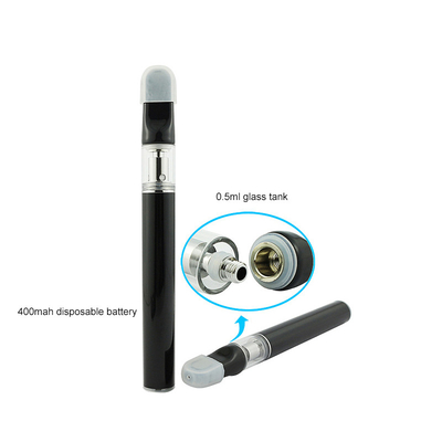 Cartuccia rotonda della sigaretta di punta 1.4ohm D5 Cbd E eliminabile