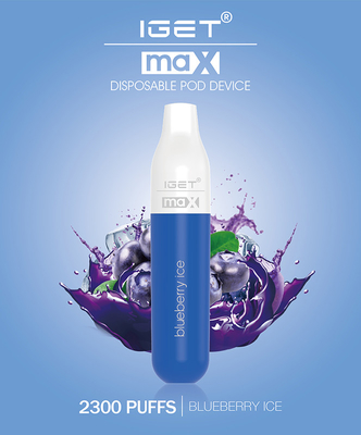 2300 il portatile eliminabile del baccello dei soffi 8.0ml IGET Vape ha colorato