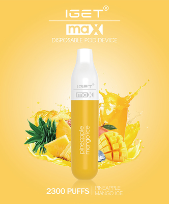 2300 il portatile eliminabile del baccello dei soffi 8.0ml IGET Vape ha colorato