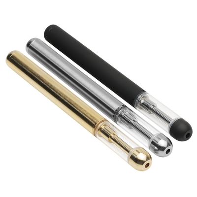 Punta rotonda D5-A 3.7v CBD ceramico Vape eliminabile Pen Empty del gocciolamento del metallo