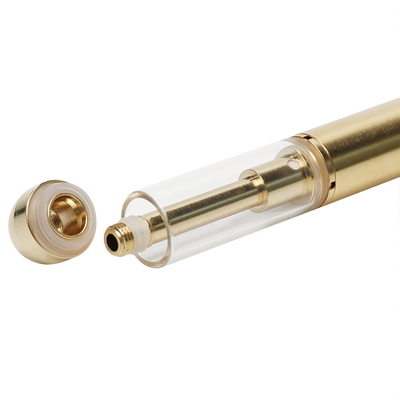 Punta rotonda D5-A 3.7v CBD ceramico Vape eliminabile Pen Empty del gocciolamento del metallo