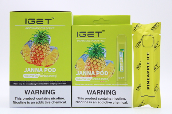 Baccelli eliminabili del nicotina del ghiaccio IGET Vape del litchi 450 soffi