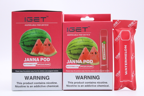 Baccelli eliminabili del nicotina del ghiaccio IGET Vape del litchi 450 soffi