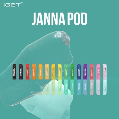 1.6ml 450 soffia Vape eliminabile Pen Pod Device IGET JANNA Disposable