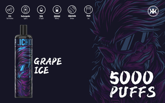 Energia liquida Vape eliminabile Pen Vaporizer del sistema Epod del baccello dei soffi della sigaretta 5000 di E