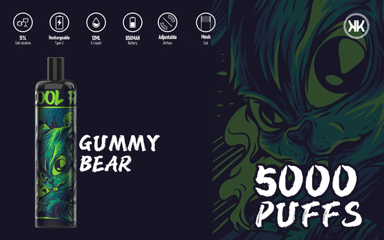 sapori multipli Vape 5000Puffs E dei sigari eliminabili di 850mAh EPOD