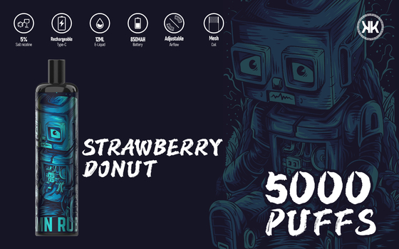 penna eliminabile del vaporizzatore di 5000Puffs 12ml, sigaretta elettronica di salute del mango EPOD