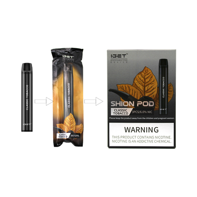 600 soffi E Nic Salt Disposable Vape Pen liquido IGET SHION tutto in uno