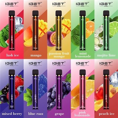 IGET PIÙ il nicotina eliminabile dei soffi 4.8ML 5% del corredo 650mAh 1200