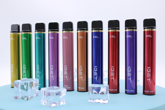 Nicotina eliminabile Vape della batteria all'ingrosso della sigaretta IGET Vape IGET 1800 XXL 900mah