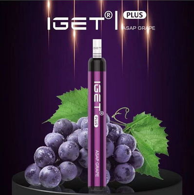 Sigaretta 100% di Authent Iget Iget E Iget più 1200 il nicotina dei soffi 4.8ML 5%