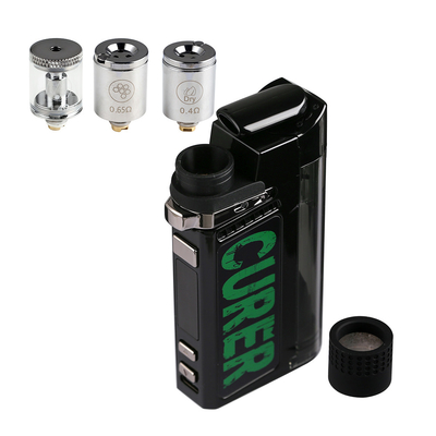 1500mAh CURER 3 in 1 vaporizzatore di Vape della cera, PCTG Herb Vaporizer Kit asciutto