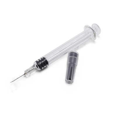 Siringa di vetro dell'olio di delta 8 di Cbd del distillato del grado medico con l'ago 0.5ml