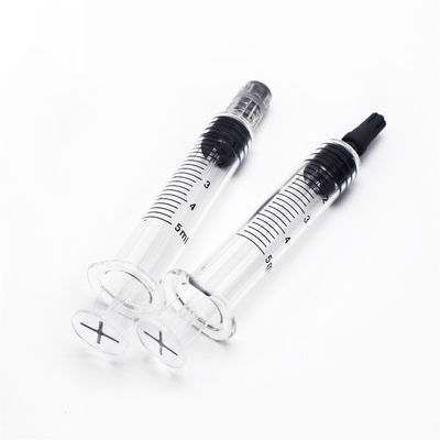 Siringa di vetro dell'olio di delta 8 di Cbd del distillato del grado medico con l'ago 0.5ml