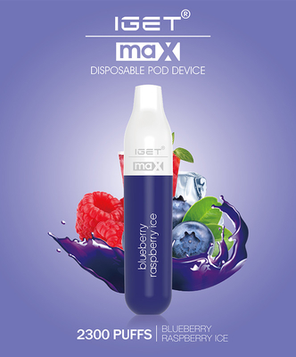 2300 penna precisa veloce di Vape del nicotina della batteria 5% dei soffi IGET max 1100mah con colore differente