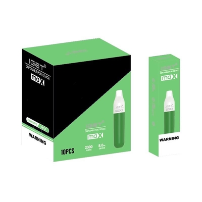 Nella penna eliminabile di Vape di IGET 2300 IGET max 1100mah del nicotina di riserva della batteria 5%