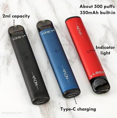 Popolare nello starter kit di Vape del nicotina della batteria 6% della nova 350mah dell'Australia IGET Vape IGET