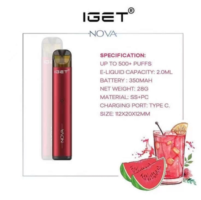 Dispositivo d'avviamento originale Kit In Stock di Vape del nicotina di generi 6% della nova 3 di IGET Vape IGET