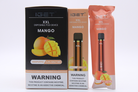 vape riempito eliminabile del baccello del sale del NIC del vape di alta qualità della penna del baccello del vape eliminabile del baccello