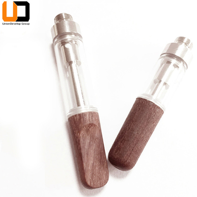 Vetro di legno di punte della bobina 0.5ml 1ml CBD Vape della cartuccia del sistema ceramico del baccello