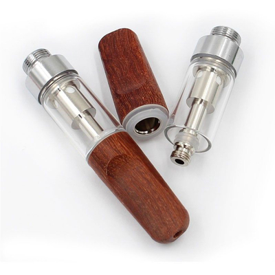 Vetro di legno di punte della bobina 0.5ml 1ml CBD Vape della cartuccia del sistema ceramico del baccello