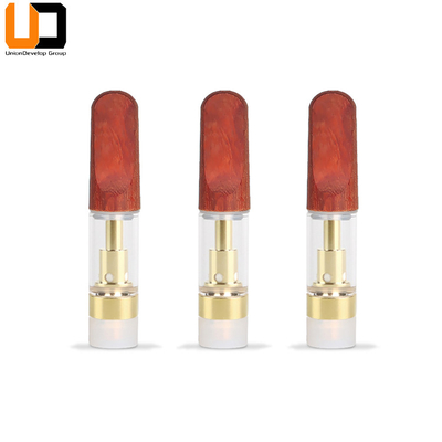 Vetro di legno di punte della bobina 0.5ml 1ml CBD Vape della cartuccia del sistema ceramico del baccello