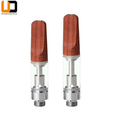 Vetro di legno di punte della bobina 0.5ml 1ml CBD Vape della cartuccia del sistema ceramico del baccello