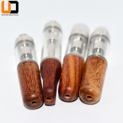 Vetro di legno di punte della bobina 0.5ml 1ml CBD Vape della cartuccia del sistema ceramico del baccello