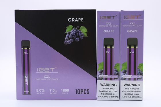 Baccello riutilizzabile Anti-colante del sistema che fuma la penna 1800 di IGET XXL Vape