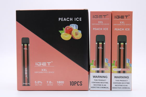 Baccello riutilizzabile Anti-colante del sistema che fuma la penna 1800 di IGET XXL Vape