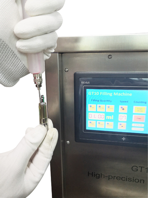 Dispositivo semiautomatico altamente preciso del materiale da otturazione di controllo dello schermo della macchina di rifornimento dell'olio di Vape