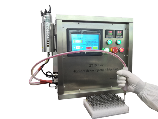 Dispositivo semiautomatico altamente preciso del materiale da otturazione di controllo dello schermo della macchina di rifornimento dell'olio di Vape