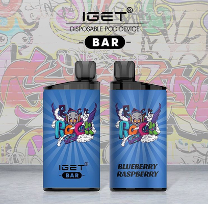 Sigaretta eliminabile di sapori e del succo di Vape Pen Device 13 dei soffi originali di Iget Antivari 3500 in azione