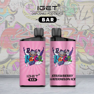 Sigaretta eliminabile di sapori e del succo di Vape Pen Device 13 dei soffi originali di Iget Antivari 3500 in azione