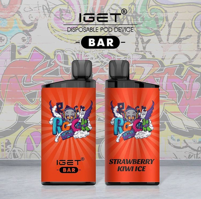 Sigaretta eliminabile di sapori e del succo di Vape Pen Device 13 dei soffi originali di Iget Antivari 3500 in azione