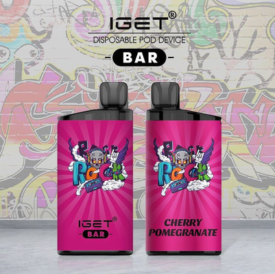 Sigaretta eliminabile di sapori e del succo di Vape Pen Device 13 dei soffi originali di Iget Antivari 3500 in azione