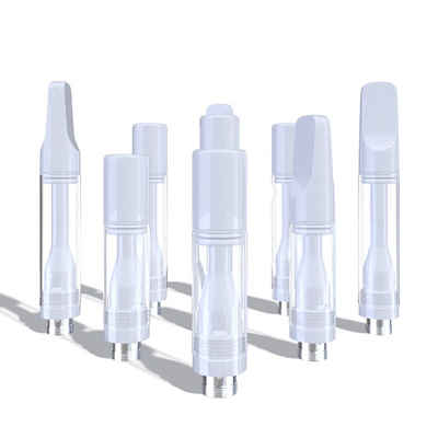 Nessuna 510 cartuccia colante del filo CBD Vape tutta la punta ceramica 0.5/1.0 ml di capacità