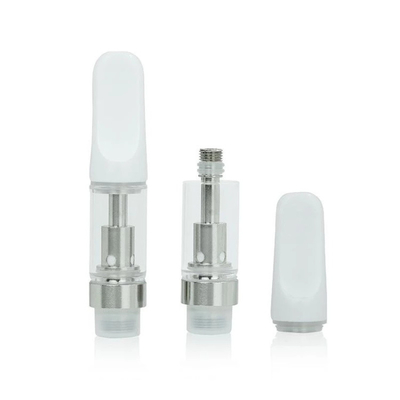 510 cartuccia su ordinazione dell'olio di delta 8 del carro armato di vetro di logo 0.5ml 1ml di Vape del filo dei carretti dell'olio senza piombo ceramico di Cbd