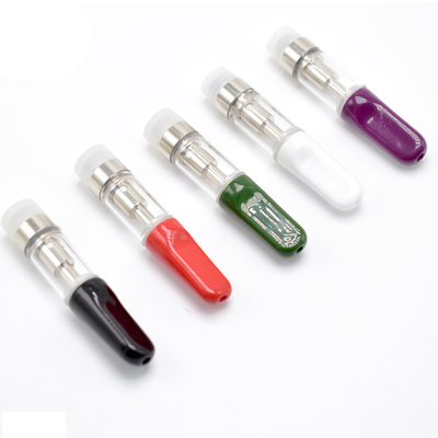 510 cartuccia su ordinazione dell'olio di delta 8 del carro armato di vetro di logo 0.5ml 1ml di Vape del filo dei carretti dell'olio senza piombo ceramico di Cbd