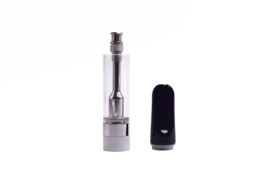 La mano bianca nera 2.3mm su ordinazione di logo 2.0mm introduce la cartuccia senza piombo 316SS di punta CBD Vape eliminabile