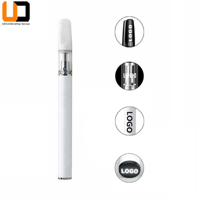 Penna vuota eliminabile ceramica di Vape del carro armato di vetro della bobina D5 CBD 0.5ml 1.0ml di alta qualità