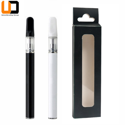 Penna vuota eliminabile ceramica di Vape del carro armato di vetro della bobina D5 CBD 0.5ml 1.0ml di alta qualità