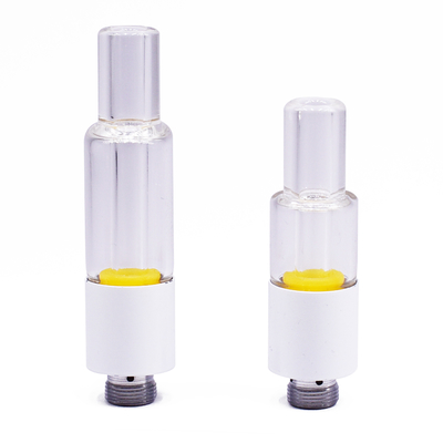 Cartuccia spessa del vape del cbd dell'olio di delta 8 pieni di vetro eliminabili del foro di olio del carro armato di vetro 2*2.0mm di punta G002 di alta qualità