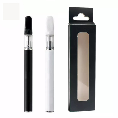 Penna ceramica su ordinazione ricaricabile/eliminabile 400mAh del vape dell'olio del thc del cbd della bobina di logo 0.5/1.0ml