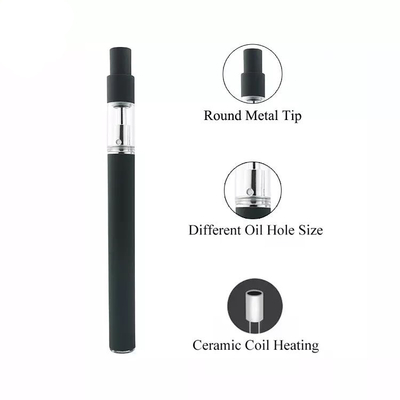 Olio spesso del vape della penna degli atomizzatori 0.5/1.0ml di tiraggio automatico ceramico eliminabile della bobina 3.7v