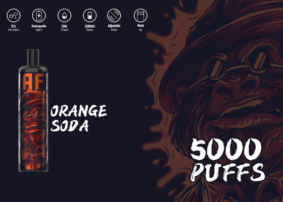E-sigaretta operata di Vape di gusto di Epod 5000 del nicotina massimo eliminabile dei soffi 5%