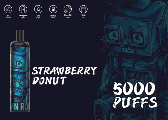 5000 sigaretta di energia E dei soffi EPOD, multi vaporizzatore di sapori di Epod